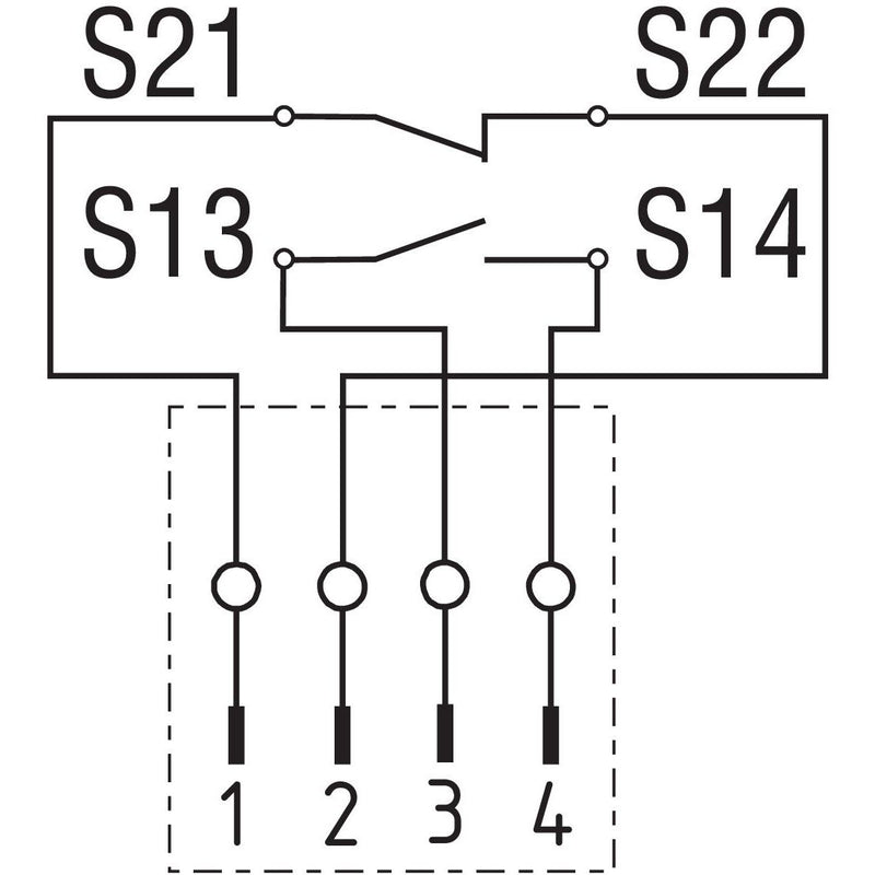 Schmersal - Positionsschalter mit getrenntem Betätiger Sicherheits-Sensor BNS 303-11Z-ST