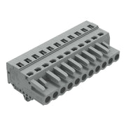 WAGO - Kabelsteckverbinder für Leiterplattensteckverbinder 1-Leiter-Federleiste 231-111/008-000 CAGECLAMP,2,5 mm²,gr − 25 Stück