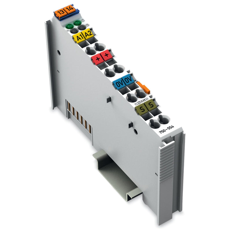 WAGO - Feldbus, Dez. Peripherie - Analoges Ein-/Ausgangs-Modul Ausgangsklemme analog 750-554 4-20mA 2-Kanal