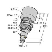 Turck - Ultraschall Taster Ultraschallsensor RU600U-M3 #1610041  − 1 Stück