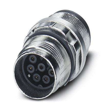 Phoenix Contact - Rundsteckverbinder, feldkonfektionierbar (Industriesteckverbinder) Gerätesteckverbinder ST-6ES1N8A6100S Vorderwand