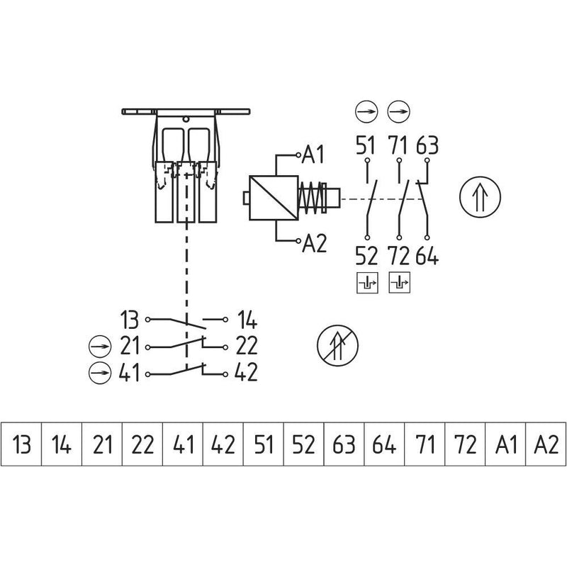 Schmersal - Positionsschalter mit Zuhaltung Sicherheitszuhaltung AZM161CC-12/12KA-024