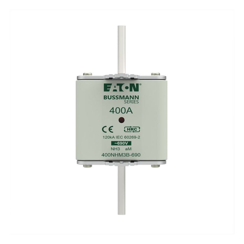 Eaton - Messersicherung Sicherungseinsatz Nieders. 400NHM3B-690 400A AC 690V 120kA − 3 Stück