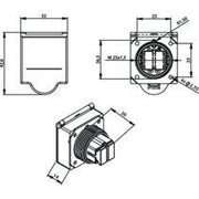 Telegärtner - LWL-Kupplung LWL-Flanschkupplung MM 100007289 2xSC, IP67