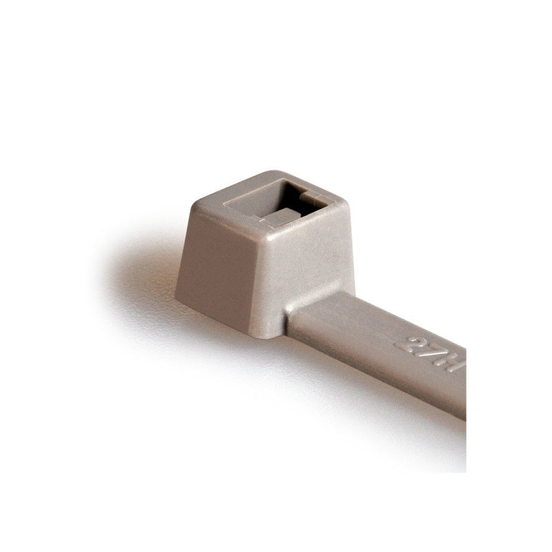 HellermannTyton - Kabelbinder T30R-PA46-GY − 100 Stück