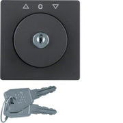Berker - Abdeckung/Bedienelement für Installationsschalterprogramme Zentralstück m Schloss 1082608600 für Jal. Q.1/3 an