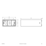EVN Lichttechnik - Decken-/Wandleuchte LED-Wandleuchte WAU65081602 IP65