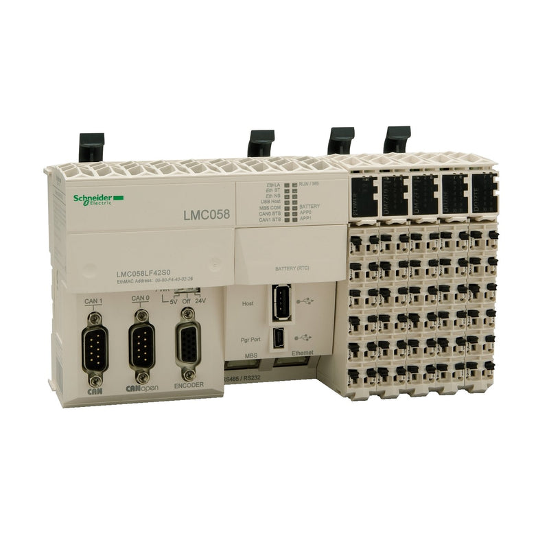 Schneider Electric - SPS-Grundgerät Kompakter Grundkörper, 42 LMC058LF42 E/A, 24V-DC-Versorgu