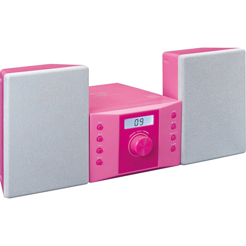 LENCO - HiFi-Komplettsystem Kinder-Micro-Anlage MC-013 Pink CD/PLL/FM/AUX