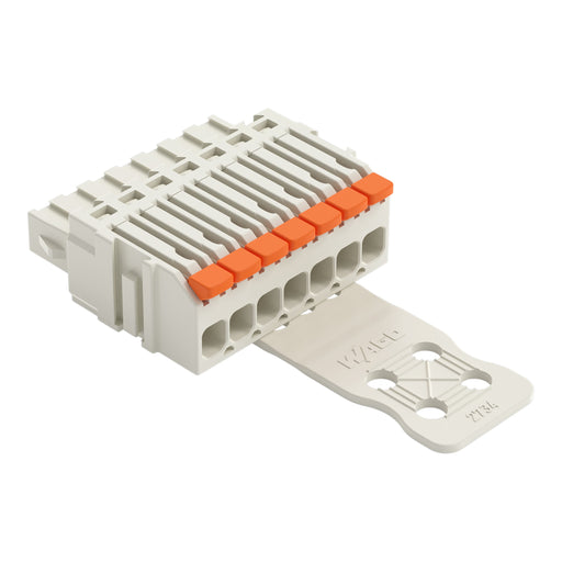 WAGO - Kabelsteckverbinder für Leiterplattensteckverbinder 1-Leiter-Federleiste 27341107327000300000 PushinCAGECLAMP,lgr − 50 Stück