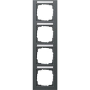 Gira - Abdeckrahmen 4f. anth 111423 senkrecht,bruchsi