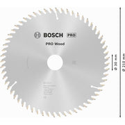 Bosch - Kreissägeblatt PRO Wood Kreissägeblatt, 2608641190 210 x 2,8 x 30 mm