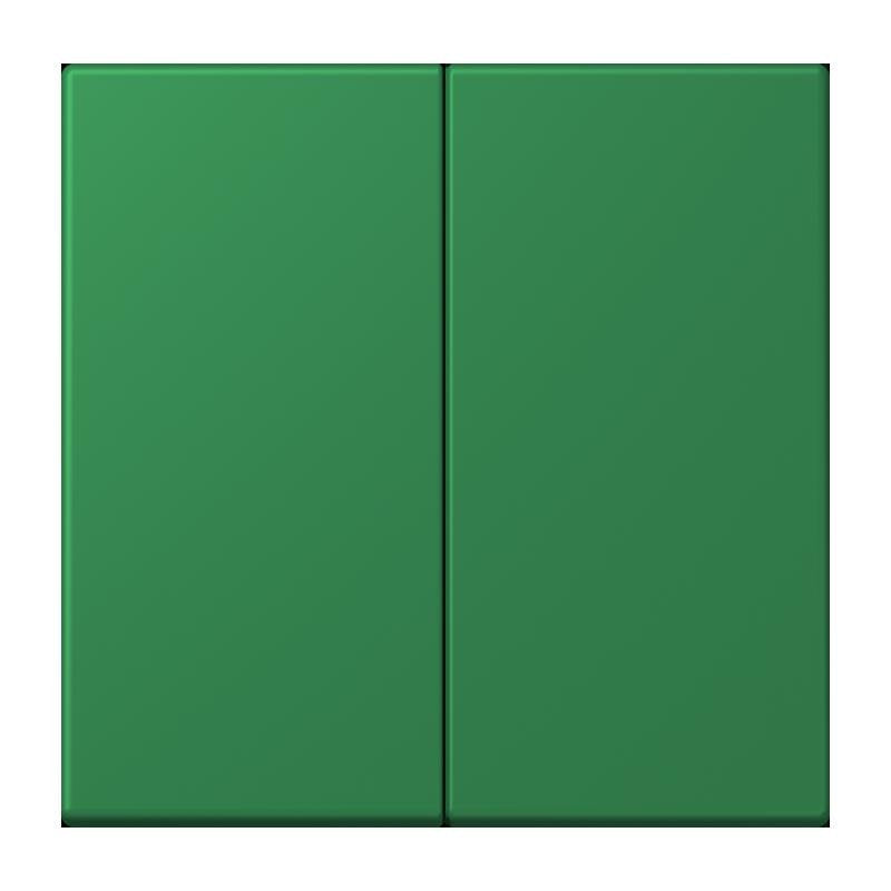 Jung - Abdeckung/Bedienelement für Installationsschalterprogramme Wippe für Taster 2fach LC 102 219 vert fonce
