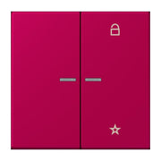 Jung - Bedienelement intelligent eNet Taster Universal 1f. FM LC 1701 230 rouge rubia (32101)