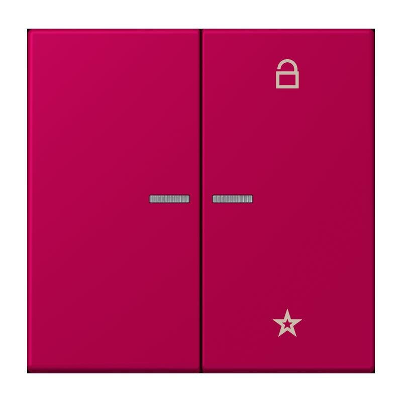 Jung - Bedienelement intelligent eNet Taster Universal 1f. FM LC 1701 230 rouge rubia (32101)