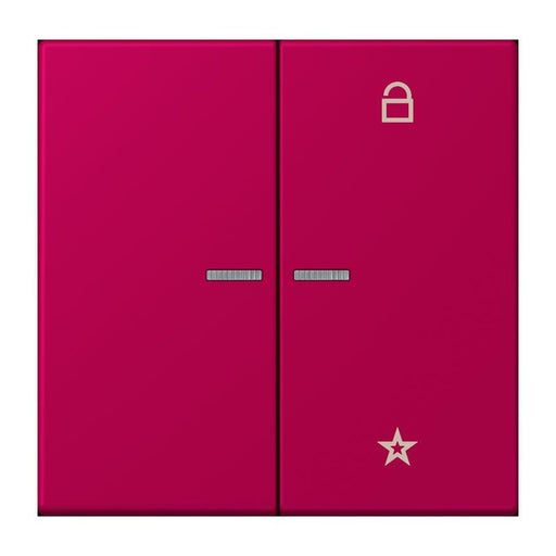 Jung - Bedienelement intelligent eNet Taster Universal 1f. FM LC 1701 230 rouge rubia (32101)