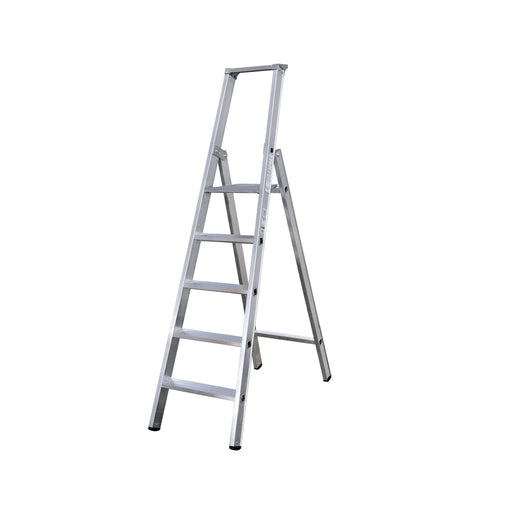 ILLER-LEITER - Stufenleiter Stufenstehleiter Alu 7206-3 eins. Industrie 6St