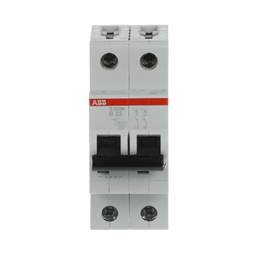 ABB Stotz S&J - Leitungsschutzschalter Sicherungsautomat S202M-B32 10kA 32A B 2p