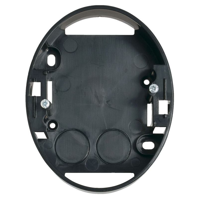 Elso - Aufputzgehäuse für Unterputzgerät Aufputzgehäuse WDE011352 schwarz,2-f.,Steckd
