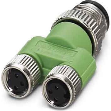 Phoenix Contact - Sensor-Aktor-Adapter Y-Verteiler/Verbinder SAC-3P-M12Y/2XM 8FS M12/2xM8,3pol