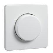 Elso - Abdeckung/Bedienelement für Installationsschalterprogramme Dimmer-Zentralplatte ELG227014 m.Drehknopf, rws
