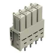 WAGO GmbH & Co. KG - Leiterplattensteckverbinder THT-Federleiste gerade 831-3504 Maß 7,62mm,lgr − 24 Stück