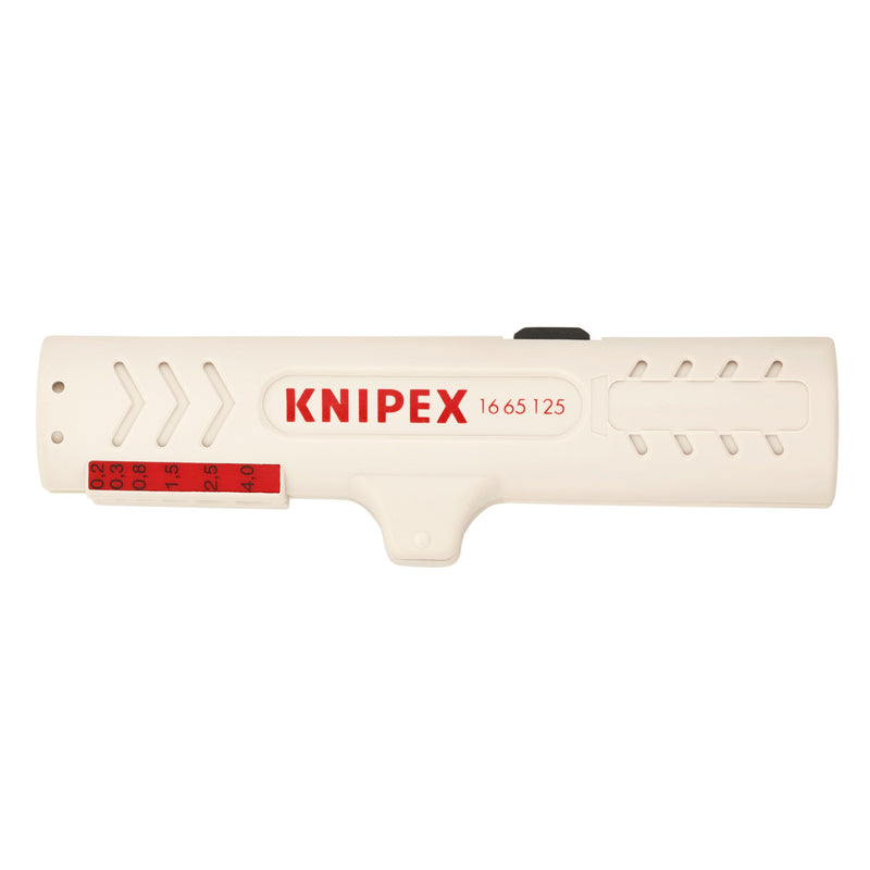 Knipex - Abisolier-/Abmantelwerkzeug Abmantelungswerkzeug 16 65 125 SB für Datenkabel 125mm