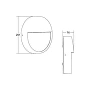 Brumberg Leuchten - Decken-/Wandleuchte LED-Wandanbauleuchte 230V 10137183 3000/4000/5700K
