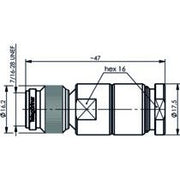 Telegärtner - Koax-Steckverbinder TNC-Stecker 100023812 75OhmG31, G32, G48