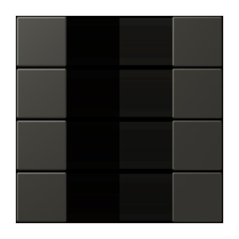 Jung - Abdeckung/Bedienelement für Installationsschalterprogramme Tastensatz 4fach LC 504 TSA 259 ombre naturelle 59