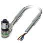 Phoenix Contact - Konfektioniertes Sensor-Aktor-Kabel Sensor-/Aktor-Kabel SAC-4P-3,0 #1457005 4-pol.RAL7001 3m