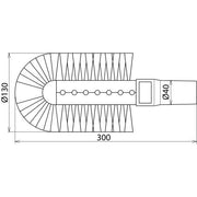 DEHN - Zubehör/Ersatzteile für Sicherheitsgeräte Stabbürste z. Absaugen STB 120 MS D 120/L 250mm