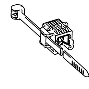 HellermannTyton - Kabelbinder Befestigungsbinder T50ROSEC24-MC5-BK-D1 − 500 Stück