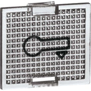 Peha - Abdeckung/Bedienelement für Installationsschalterprogramme Ersatzsymbol TÜR kl tr D 655 T für Tasterwippen