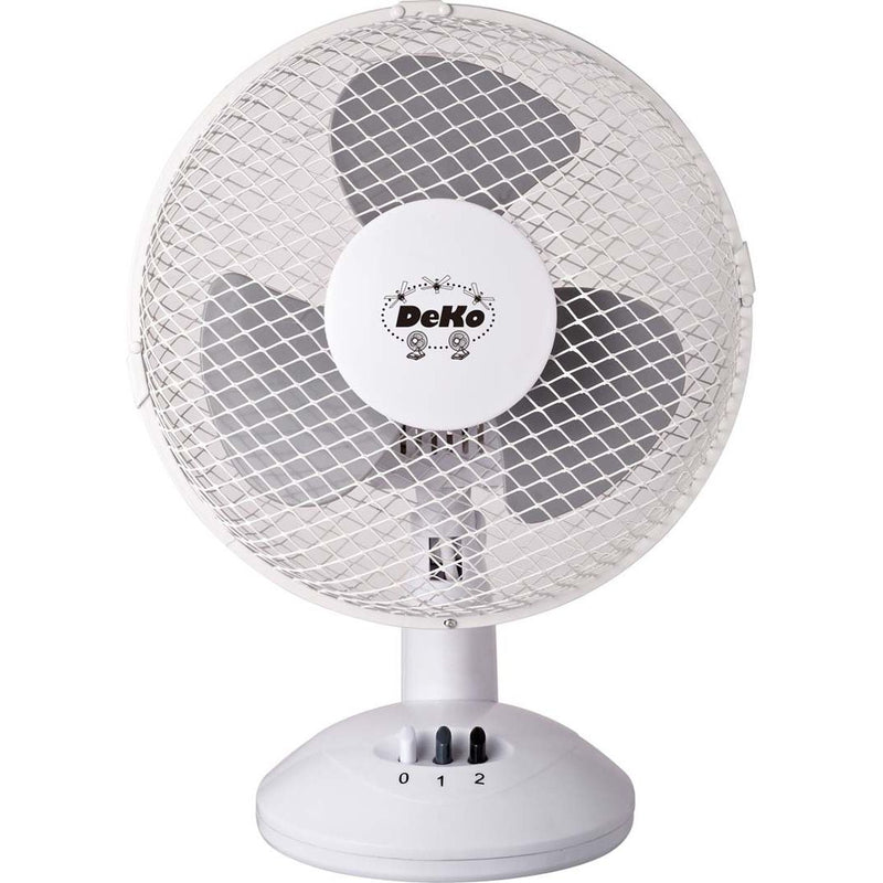 DeKon - Umluftventilator Tischventilator B 235 Stratos ws 23cm, 30W, osz