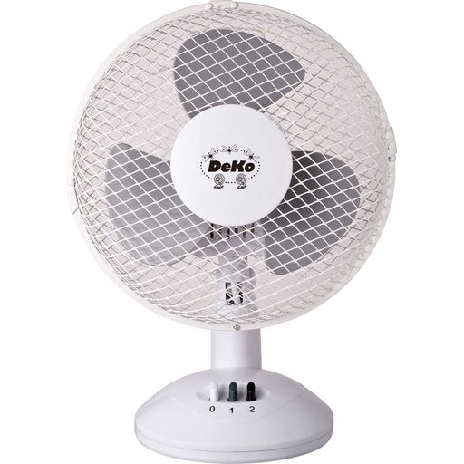 DeKon - Umluftventilator Tischventilator B 235 Stratos ws 23cm, 30W, osz