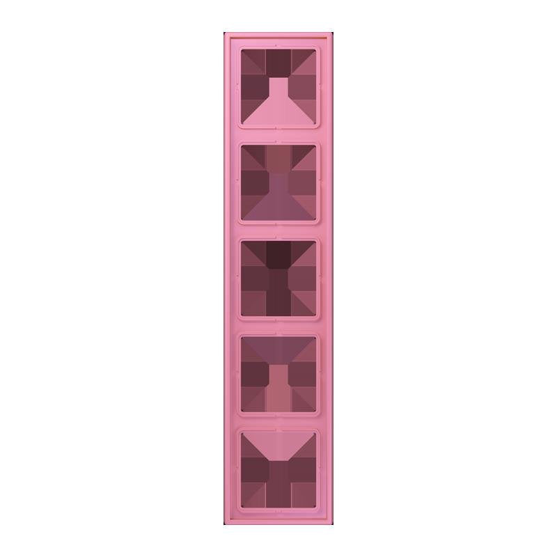 Jung - Abdeckrahmen Rahmen 5-fach LC 985 246 rose vif