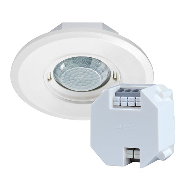 ESYLUX - Bussystem-Bewegungsmelder Design-Präsenzmelder PD-FLAT #EP10428708 DALI