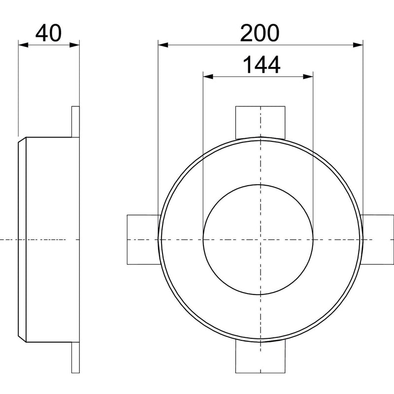 OBO Bettermann - Brandmanschette für Rohre Rohrmanschette TCX-140 200x40mm gr