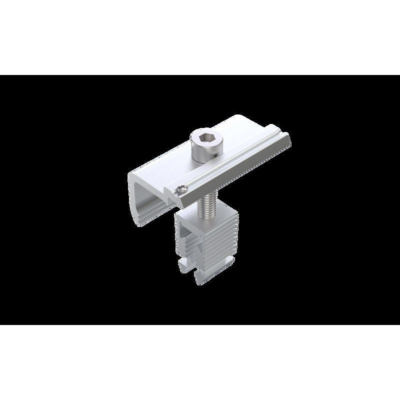 Aerocompact - Photovoltaik-Verbindungs- und Befestigungselement Endklemme CLE20 Click 28-42mm