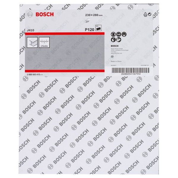 Bosch - Schleifpapier/Schleifvlies Schleifblatt J410, 2608605415 Standard for Metal