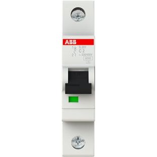 ABB Stotz S&J - Leitungsschutzschalter Sicherungsautomat S201-C2 6kA 2A C 1p