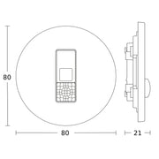 Steinel - Bussystem-Bewegungsmelder Präsenzmelder IR Micro UP DALI2 DALI-2 IPD WS