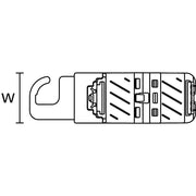 HellermannTyton - Befestigungsschelle für Kabel/Rohre Ratchet P-Clamp B-Serie 151-02875(280) 12,7 mm bis 19,5 mm − 280 Stück