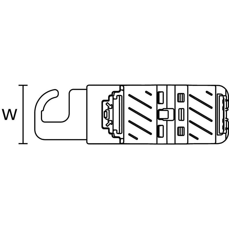 HellermannTyton - Befestigungsschelle für Kabel/Rohre Ratchet P-Clamp B-Serie 151-02875(280) 12,7 mm bis 19,5 mm − 280 Stück
