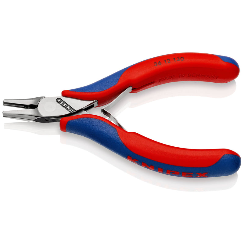 Knipex - Spezialwerkzeug für Kommunikationstechnik Elektron.-Bestückungszange 36 12 130 spiegelpoliert,130mm