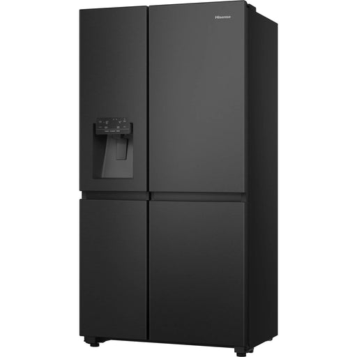 Hisense - Kühl-/Gefrierkombination Kühl/Gefrierkombi SbS RS818N4TFC black steel look