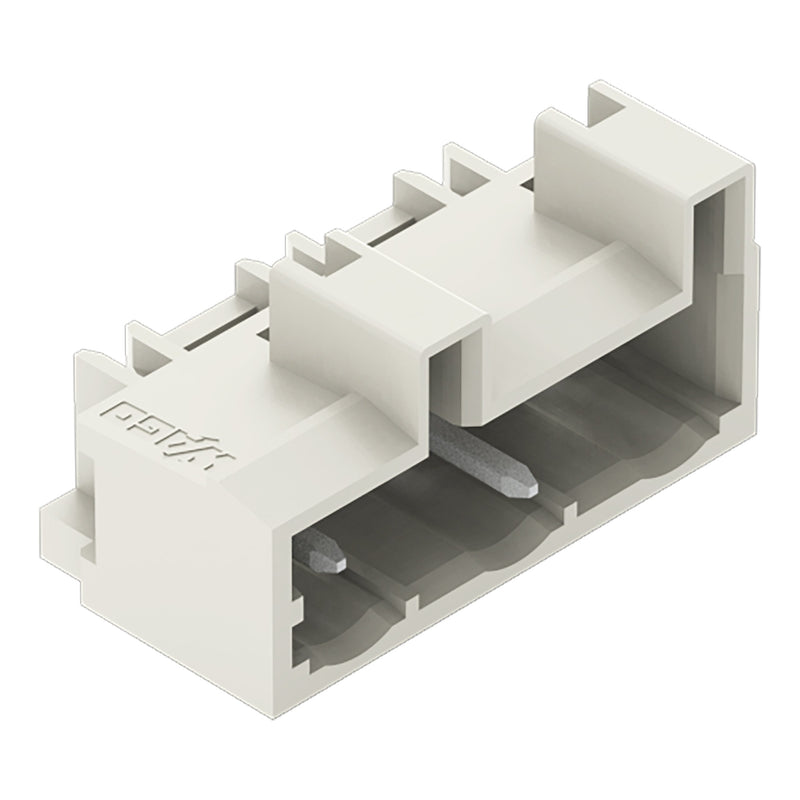 WAGO - Leiterplattensteckverbinder THT-Stiftleiste Lötstift 721-833/001-040 1,0x1,0,abgew.,lgr − 200 Stück