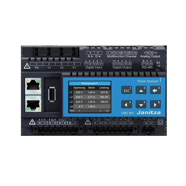 Janitza Electronic - Kombimessgerät Modular erweiterbarer 5231003 Netzanalysator