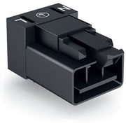 WAGO - Leiterplattensteckverbinder Stecker für Leiterplatten 890-813/011-000 3-polig,schwarz − 100 Stück